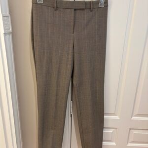 Talbots Tan Plaid Women's Trousers